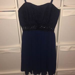 Navy blue formal dress